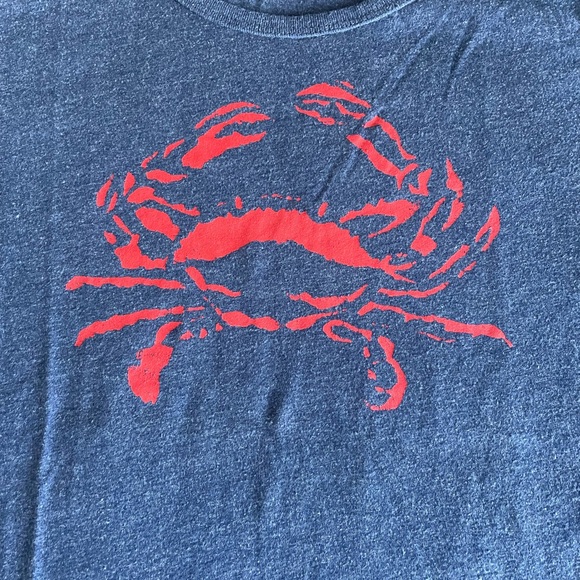 Mens JCrew Tanktop navy and red in color X Large - Picture 2 of 4